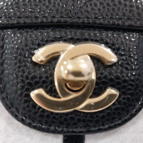 CHANEL Double Flap Classic Jumbo Caviar Gold hardware - Picture 16 of 16